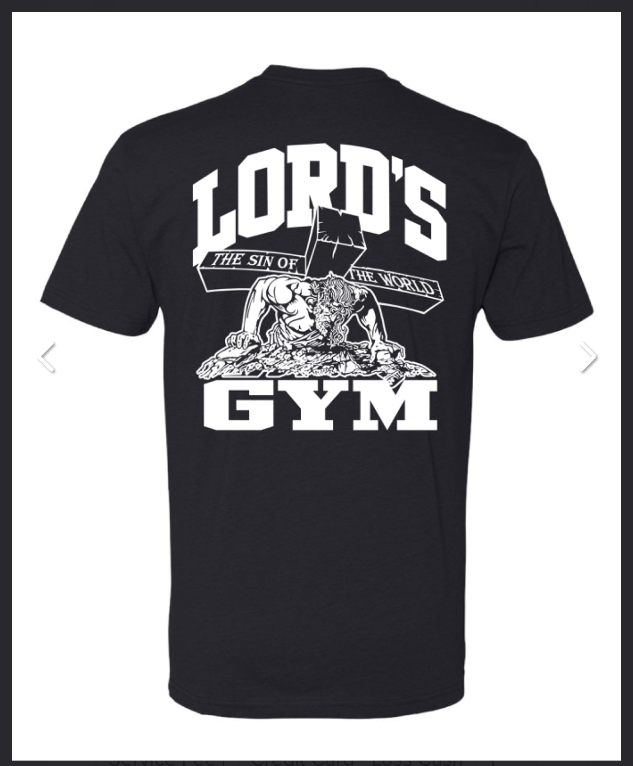lords gym t shirt